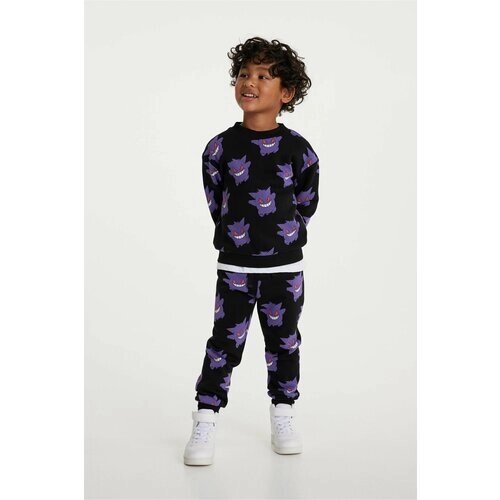Комплект одежды H&M, размер 116, фиолетовый, черный