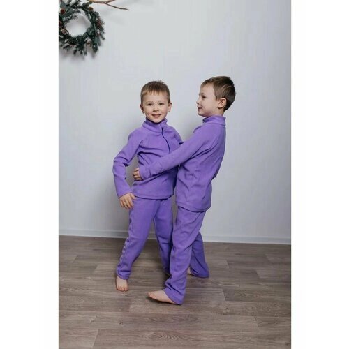 Комплект одежды LuckyMom, размер 110, фиолетовый