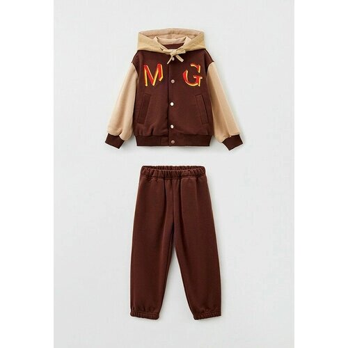 Комплект одежды MiaGia, размер 98/104, коричневый