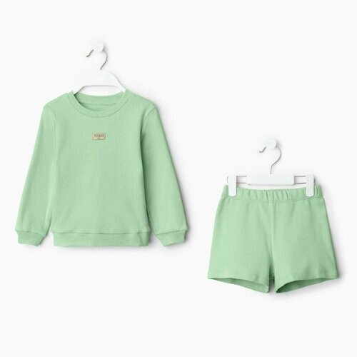 Комплект одежды Minaku, размер 110, зеленый