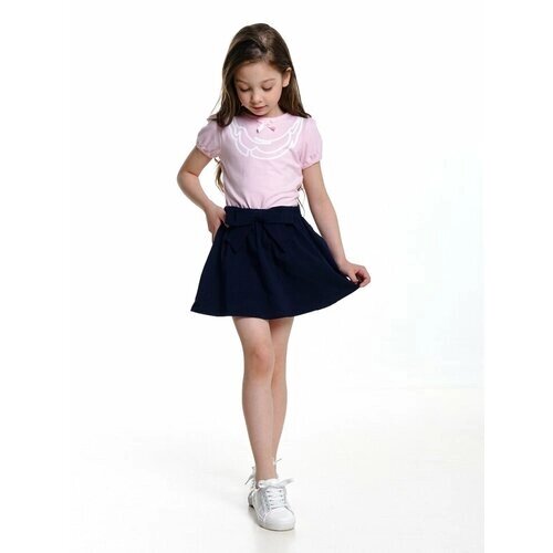 Комплект одежды Mini Maxi, повседневный стиль, размер 98, розовый, синий