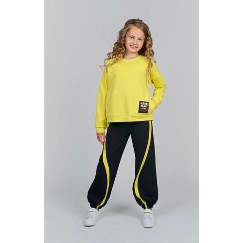 Комплект одежды , размер 152, желтый, черный