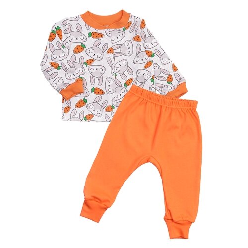 Комплект одежды Совенок Дона, размер 22, оранжевый