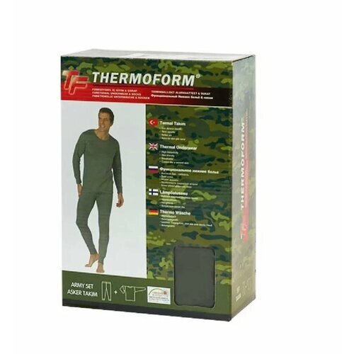 Комплект термобелья Thermoform, размер 46/48, хаки