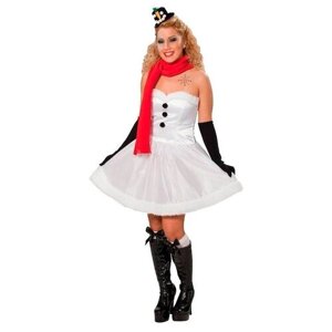 Костюм (платье) снеговика женский (4617) 42