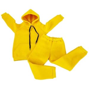 Костюм Стеша детский, худи и брюки, размер 30 (110-116), желтый