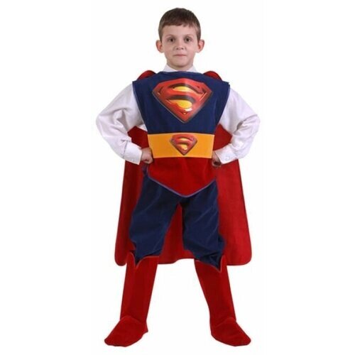 Костюмы маскарадные "Супермен", размер 38, рост 152 см