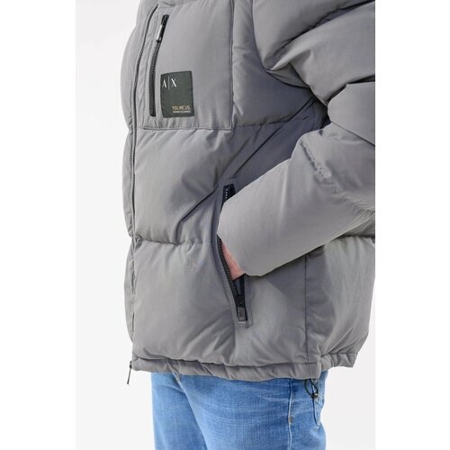 Куртка Armani Exchange, размер 50 L, серый