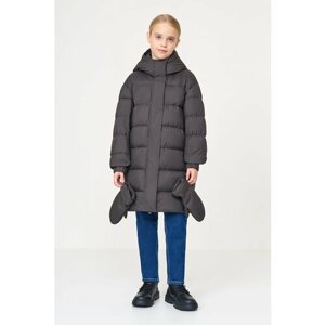Куртка Baon, демисезон/зима, удлиненная, размер 128, коричневый