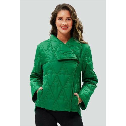 Куртка D'IMMA fashion studio Сабина, размер 52, зеленый