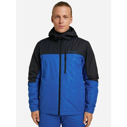 Куртка GLISSADE, размер 56/58, синий, черный