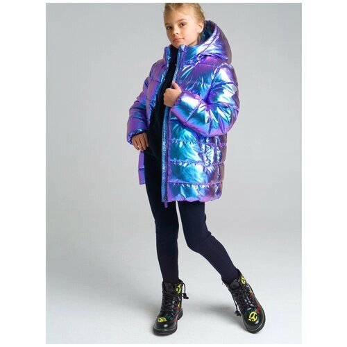 Куртка playToday, размер 146, фиолетовый