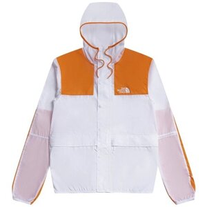 Куртка ветровка The North Face 1985 Seasonal Mountain Jacket TNF White/Flame Orange / XS
