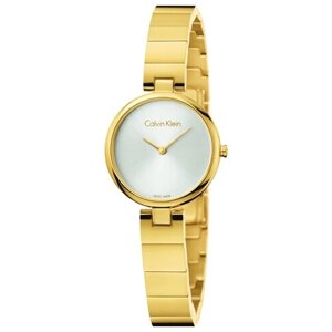 Наручные часы CALVIN KLEIN Authentic K8G235.46, белый, золотой
