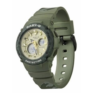 Наручные часы CASIO 01573, зеленый, хаки
