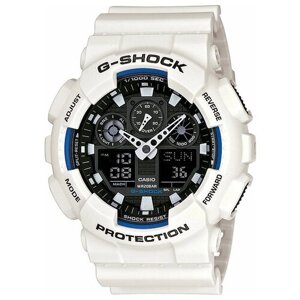 Наручные часы CASIO G-Shock, белый, черный