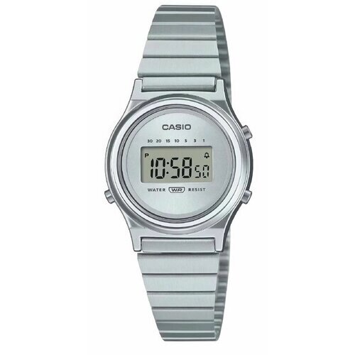 Наручные часы CASIO LA700WE-7E, серый, серебряный