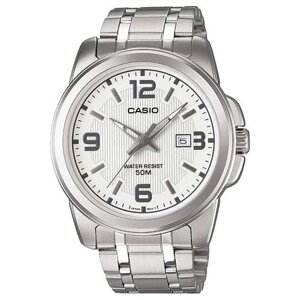 Наручные часы CASIO MTP-1314D-7A, белый, серебряный