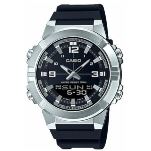 Наручные часы CASIO Наручные часы CASIO AMW-870-1A, черный, серебряный