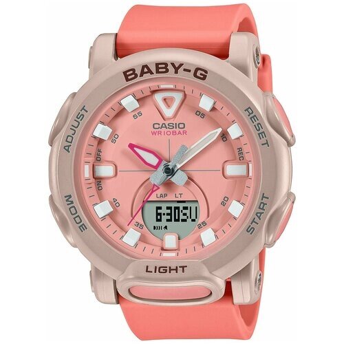 Наручные часы CASIO Наручные часы Casio BGA-310-4A, розовый, коралловый