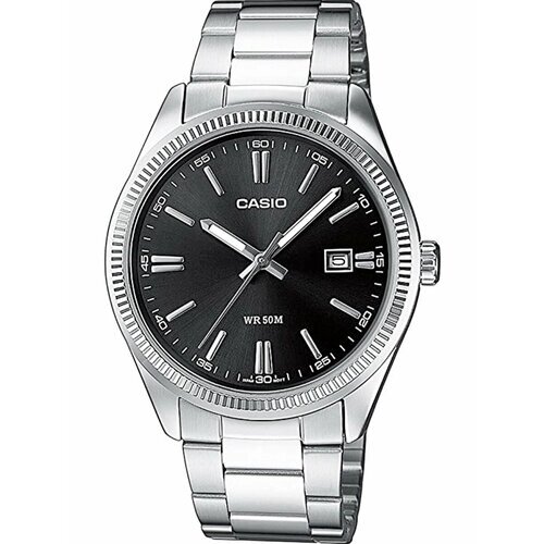 Наручные часы CASIO Наручные часы CASIO MTP-1302PD-1A1VEF, серебряный, черный