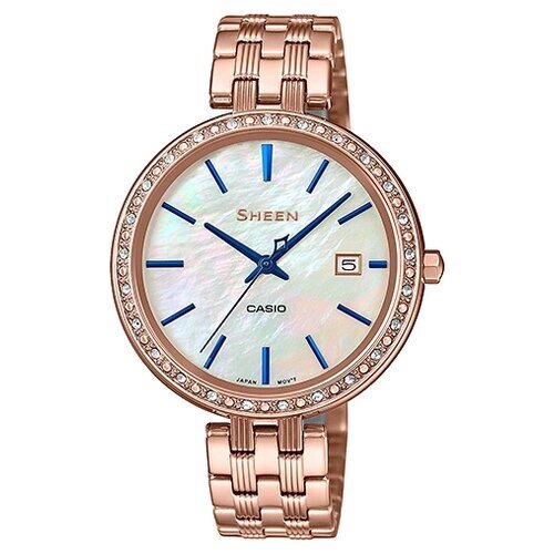 Наручные часы CASIO Sheen 33981, золотой, голубой