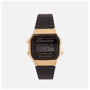 Наручные часы CASIO Vintage A168WEGB-1BEF, золотой, черный