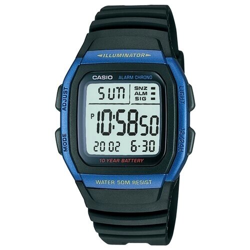 Наручные часы CASIO W-96H-2A, синий