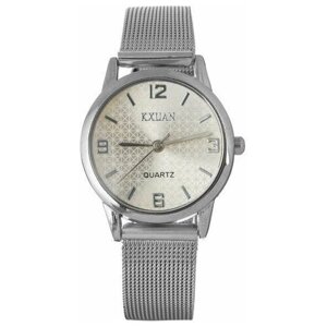 Наручные часы Часы наручные женские "KX" d-2.3 см, микс (1 шт. серебряный