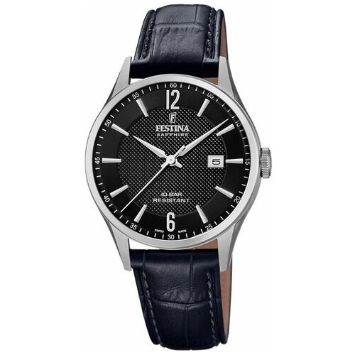 Наручные часы FESTINA Classics Наручные часы Festina F20007/4, серебряный, черный