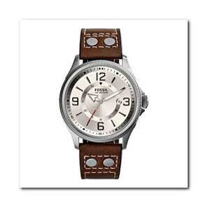Наручные часы FOSSIL Часы наручные Fossil FS4936, коричневый, серебряный