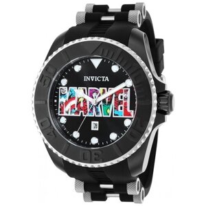 Наручные часы INVICTA Наручные часы Invicta Marvel logo Men Limited Edition 36414, черный