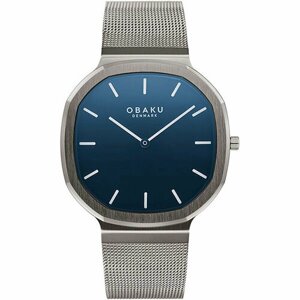 Наручные часы OBAKU Часы Obaku V253GXJLMJ, синий, серый