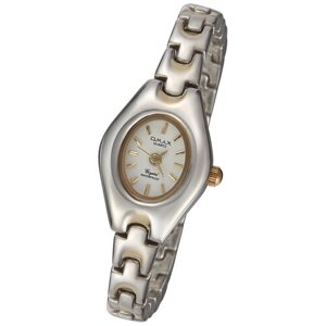 Наручные часы OMAX Наручные часы на браслете Omax JJL094 GS 03 комбинированный цвет золото с серебром светлый циферблат, золотой, мультиколор