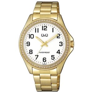 Наручные часы Q&Q Casual C222-004, золотой, белый