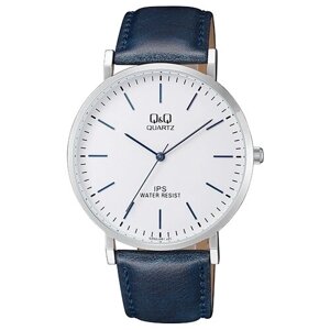 Наручные часы Q&Q QZ02 J301, синий, белый