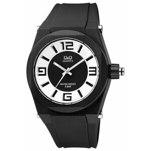 Наручные часы Q&Q VR32 J010, белый, черный