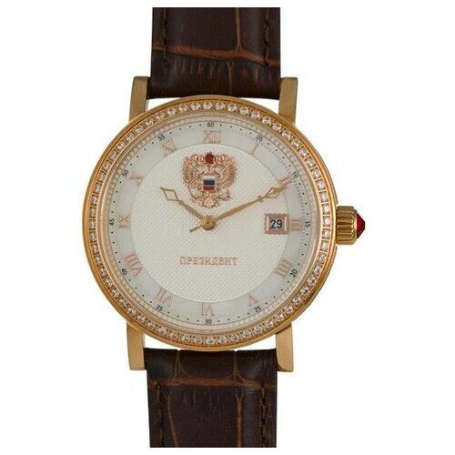 Наручные часы Русское время Часы наручные Президент 3909417, розовый, золотой