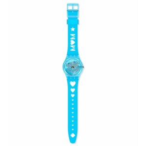 Наручные часы swatch Часы наручные SWATCH LOVE FROM A TO Z GZ353, голубой
