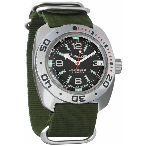 Наручные часы Восток Мужские наручные часы Восток Амфибия 710640, зеленый