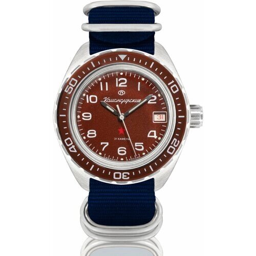 Наручные часы Восток Мужские наручные часы Восток Командирские 02032А, синий