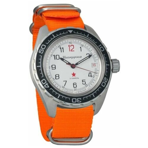 Наручные часы Восток Мужские наручные часы Восток Командирские 020712, оранжевый