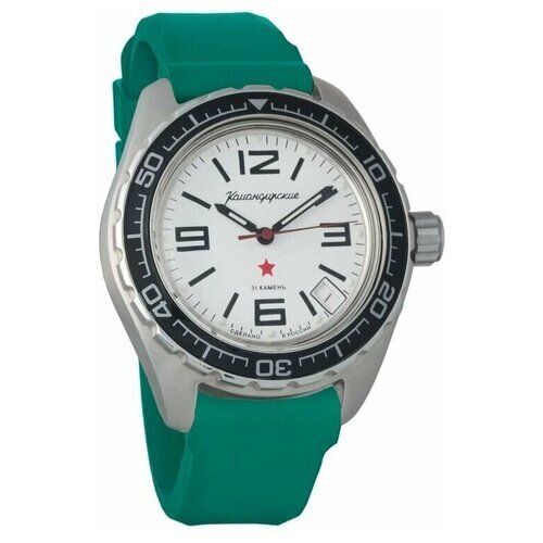 Наручные часы Восток Мужские наручные часы Восток Командирские 020716, зеленый