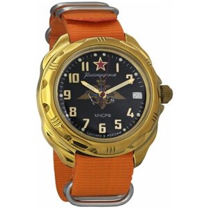 Наручные часы Восток Мужские наручные часы Восток Командирские 219639, оранжевый