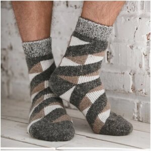 Носки Бабушкины носки, размер 41-43, серый