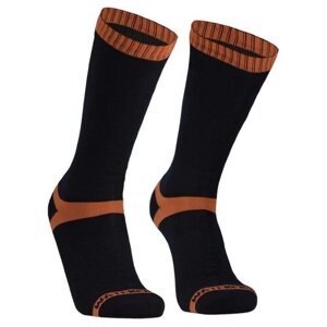Носки DexShell, размер L, черный, оранжевый
