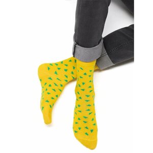 Носки Omsa, размер 45, желтый