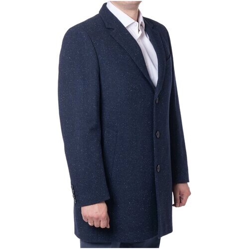 Пальто LEXMER демисезонное, шерсть, размер 46/170, синий