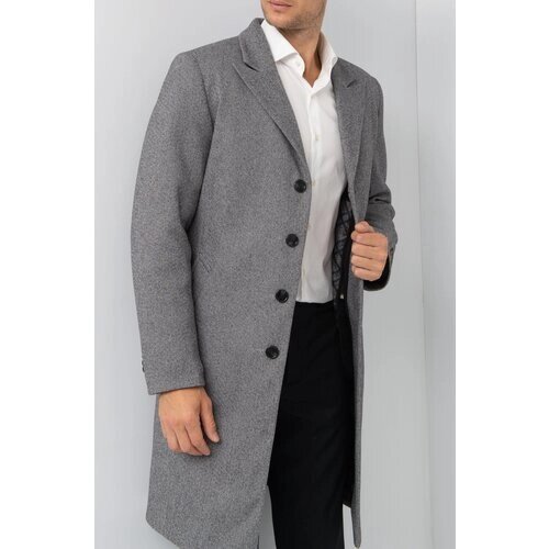 Пальто MISTEKS design, размер 56-176, серый