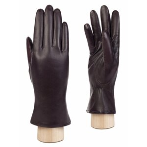 Перчатки LABBRA зимние, натуральная кожа, подкладка, размер 7.5, фиолетовый